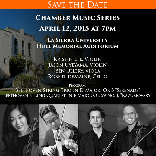 Chamber Music Series April 12, 2015