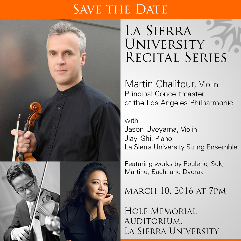La Sierra University Recital Series - March 10, 2016